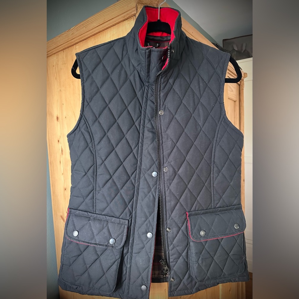 Quilted Waxed Cotton Welligogs Vest for Women